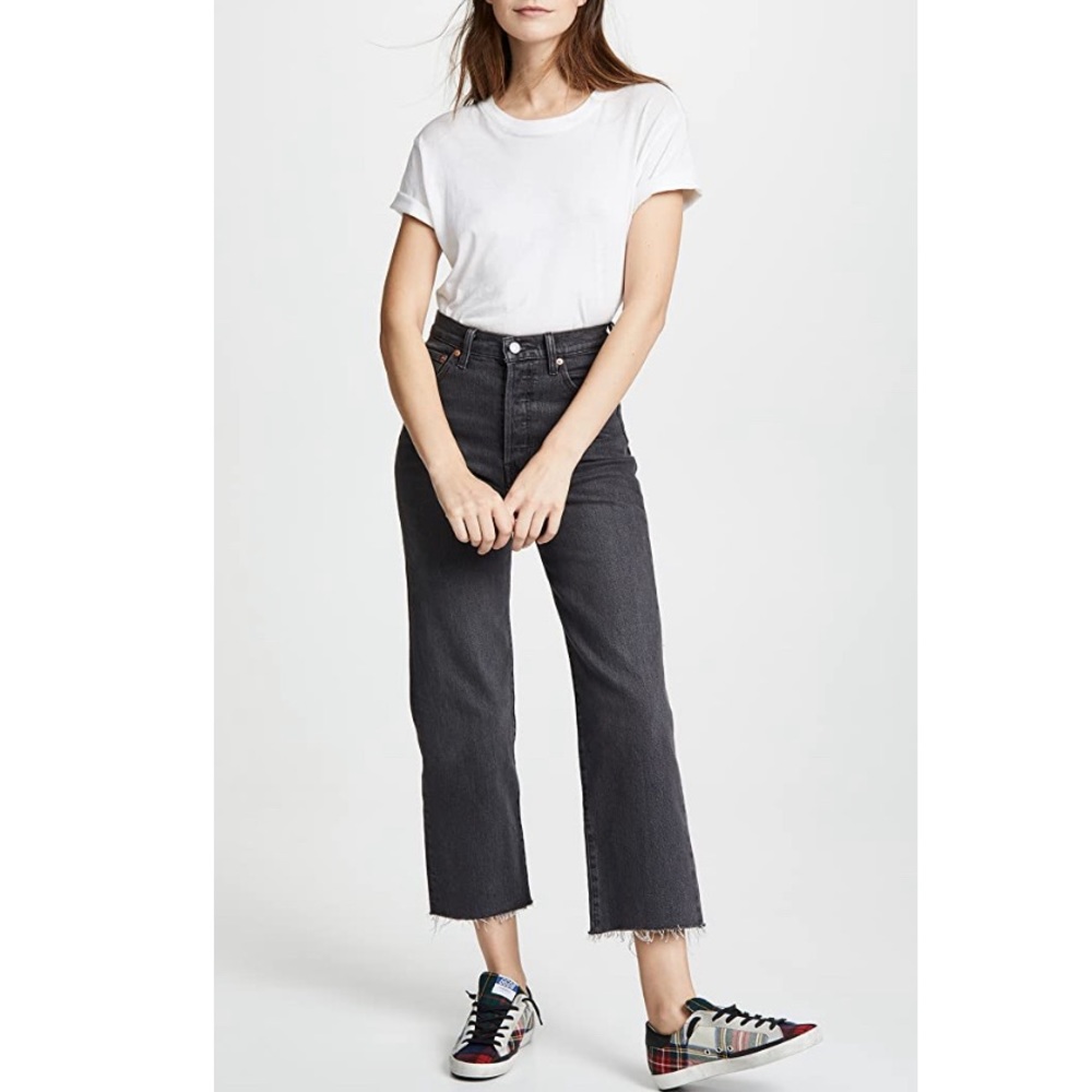 Levi’s Rib cage super high rise jeans